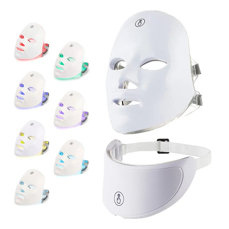 Masque LED 7 Couleurs – Soin Anti-Âge et Rajeunissant