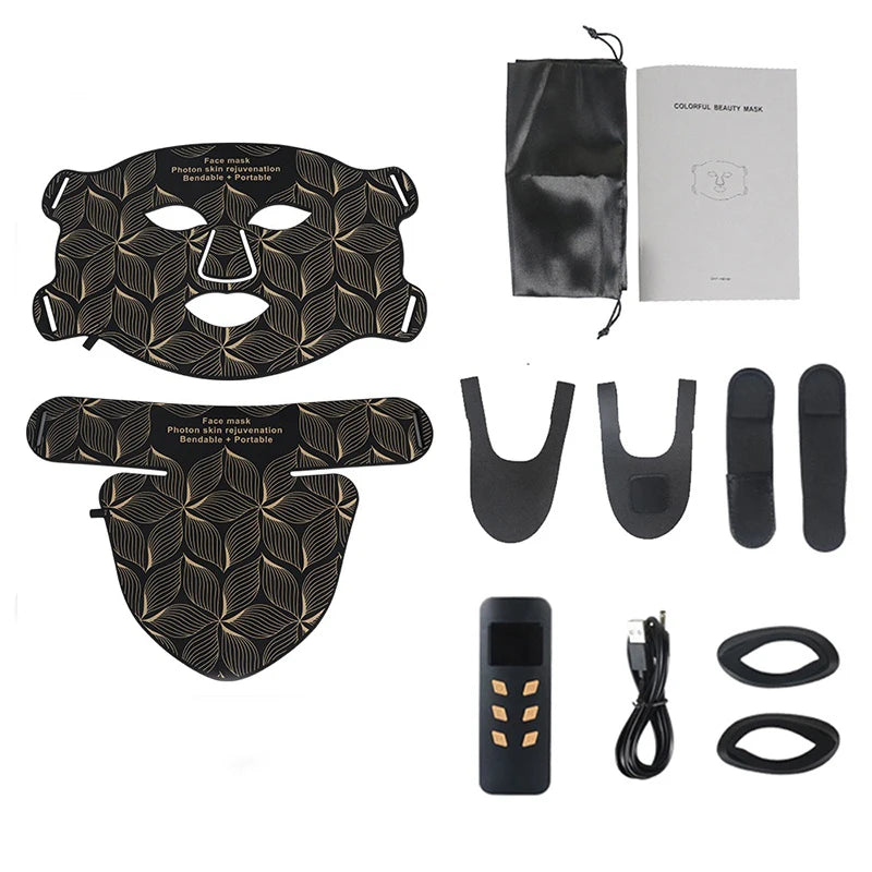 Masque LED Ubilli 8 Couleurs – Thérapie Lumière Rouge et Infrarouge