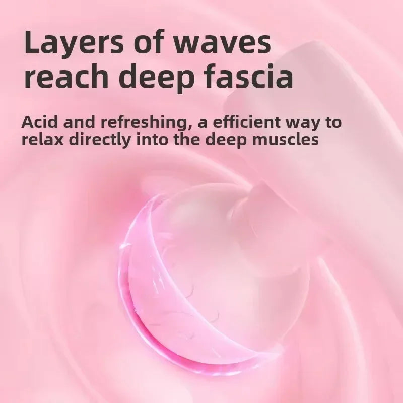 MINI Dual-Head Massager, Dual-Motor Vibration Massage Gun, Portable Charging Muscle Relaxation Massager