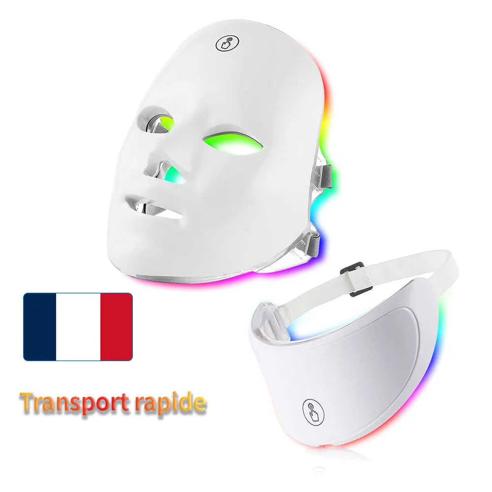 Masque LED 7 Couleurs – Soin Anti-Âge et Rajeunissant