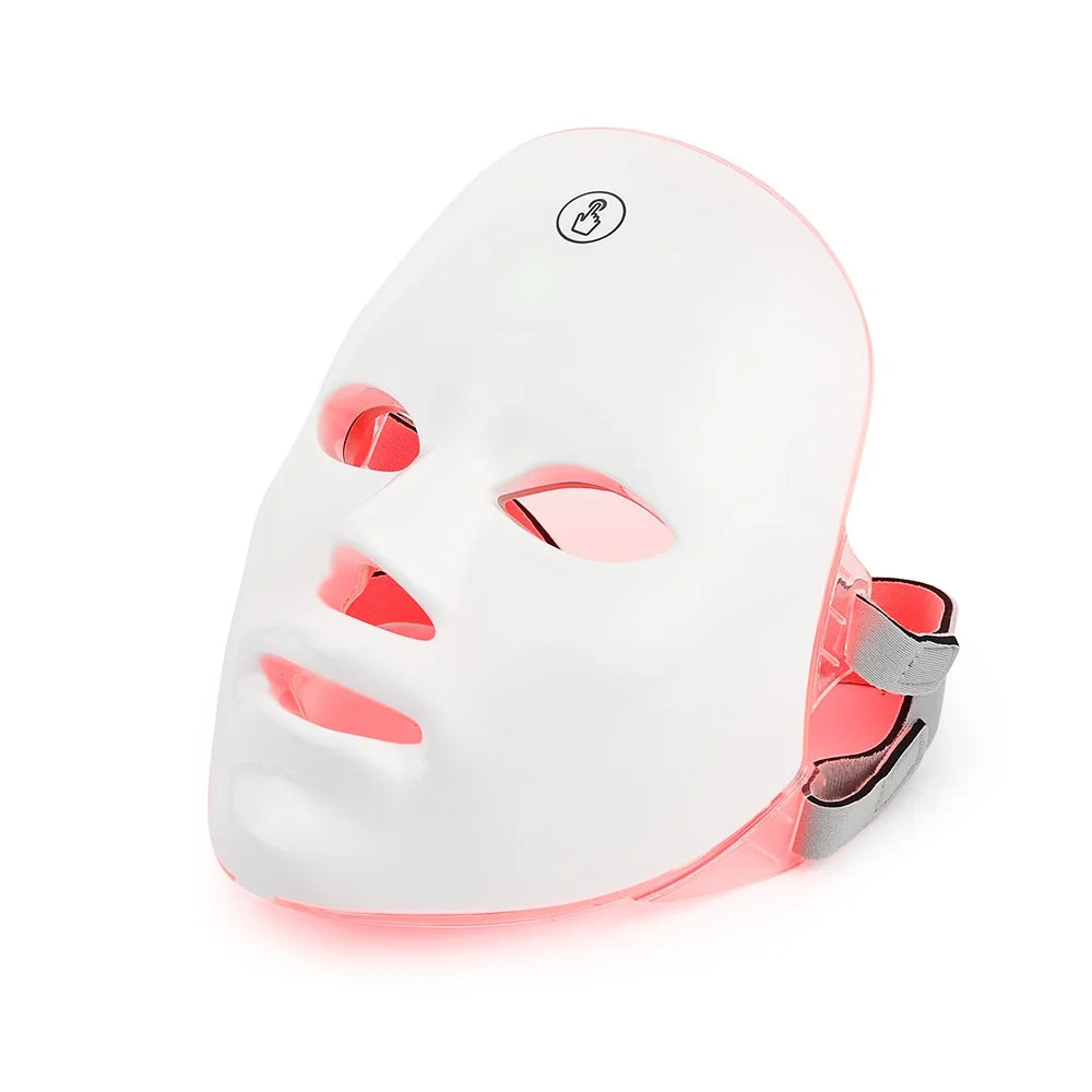 Masque LED Facial 7 Couleurs Rechargeable – Lifting et Éclat