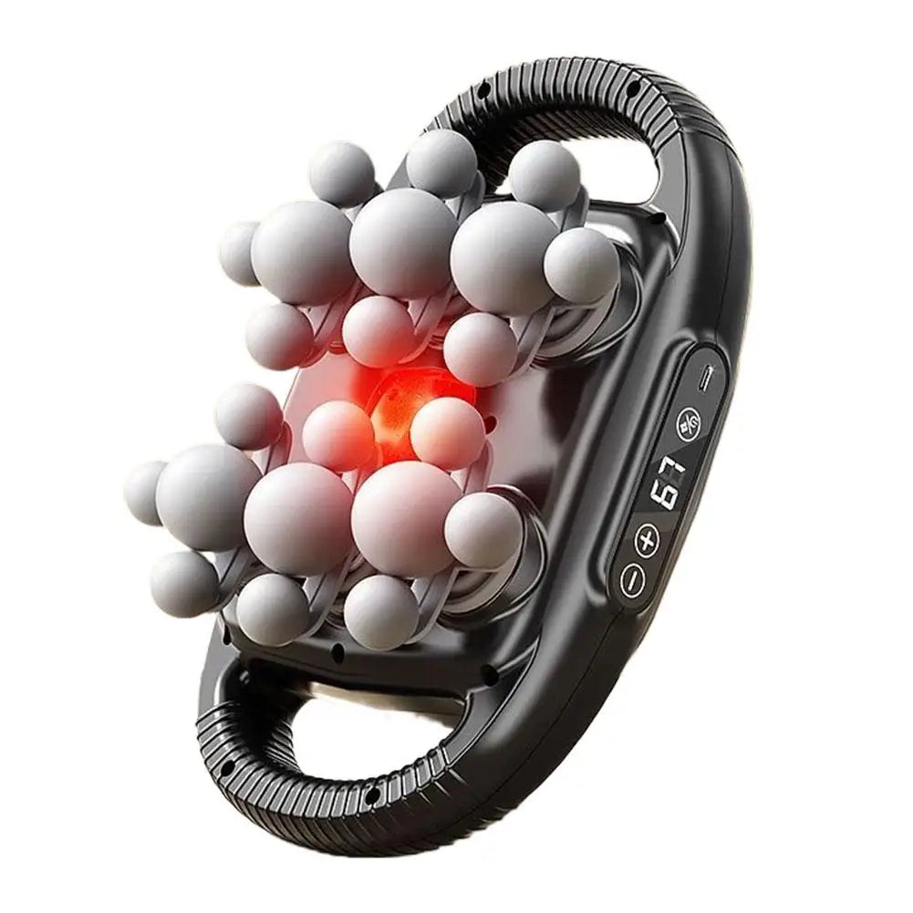 22 Head Electric Massage Gun 9 Speed Levels High Frequency Vibration Deep Muscle Relaxation for Whole Body Use