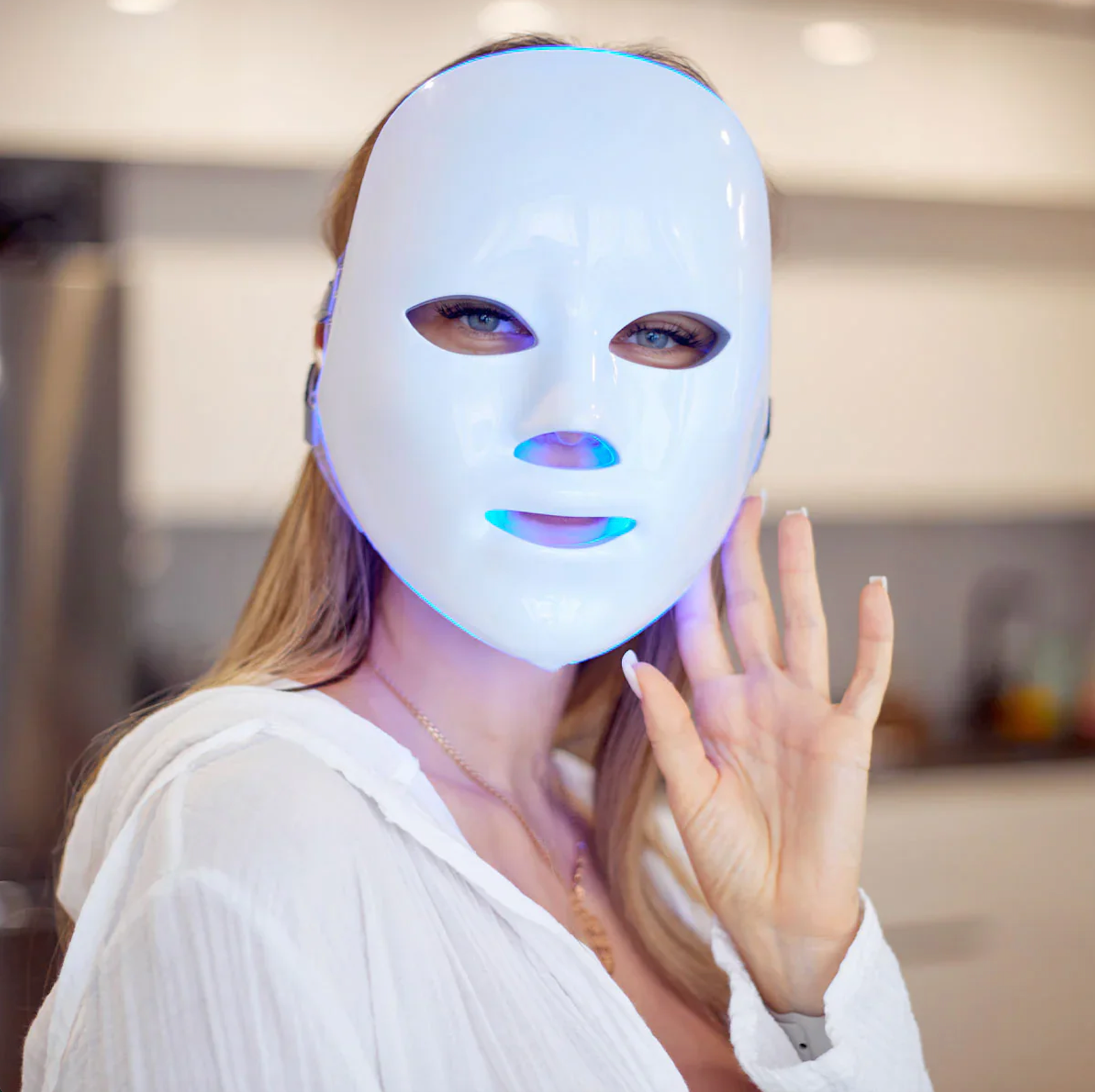 Masque LED Facial 7 Couleurs Rechargeable – Lifting et Éclat