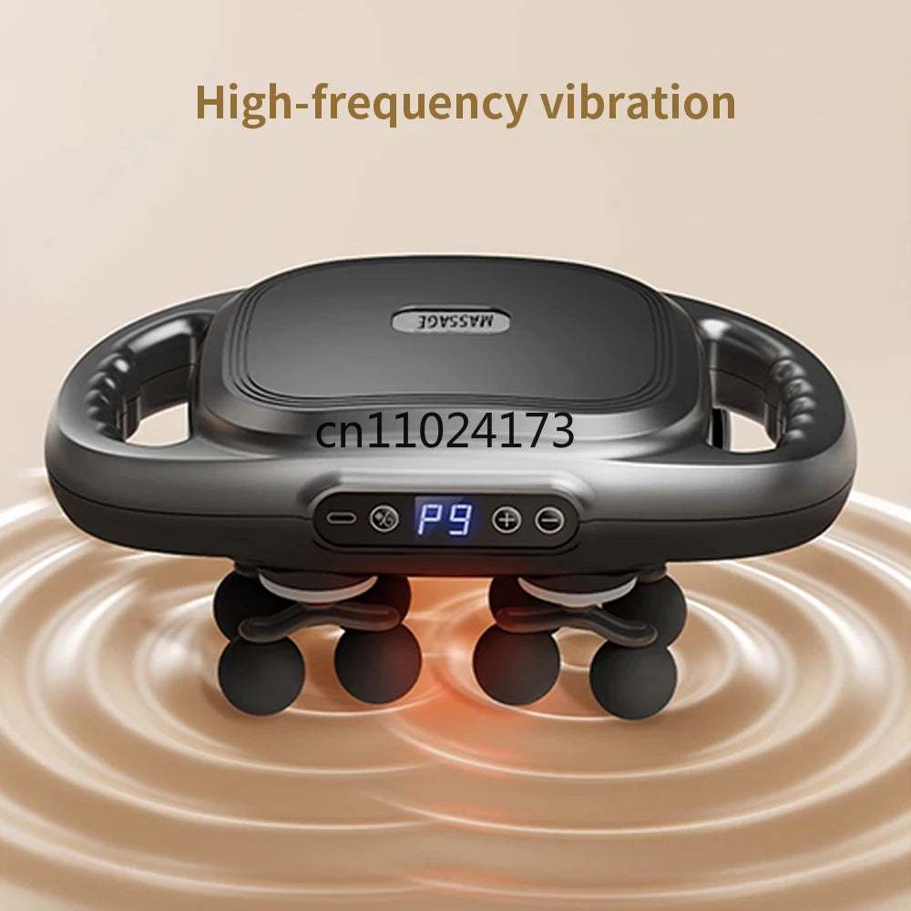 12-Head Fascia Gun High Frequency Vibration Body Massage Gun Back Massager Waist Massager Neck Shoulder Thigh Fascia masajeador