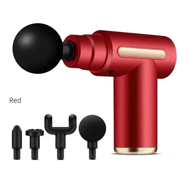 USB Mini Massage Gun Fascia Machine Muscle Relaxation Vibrating Gun Rod Massage Fitness Equipment Neck Grab Fascia Gun