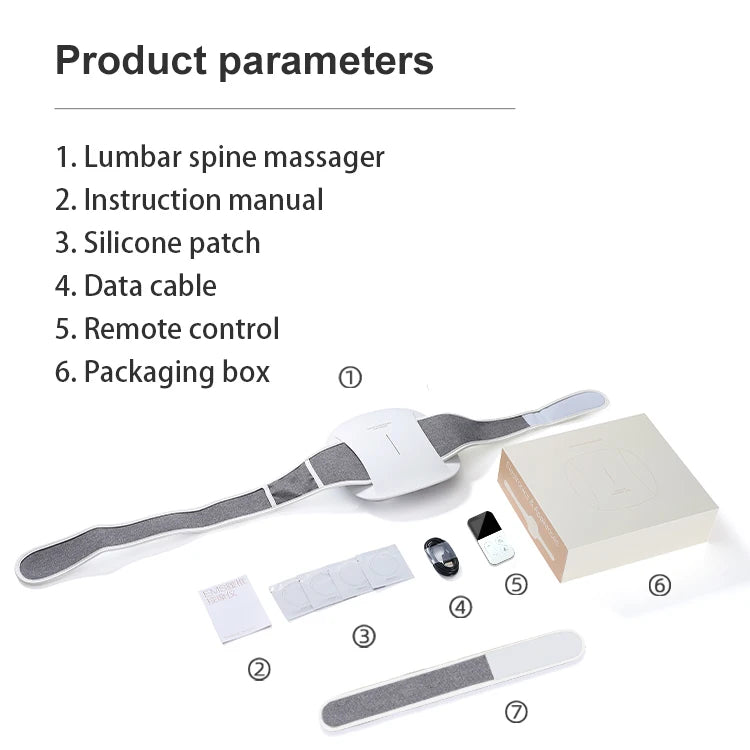 Ceinture chauffante massage lombaire