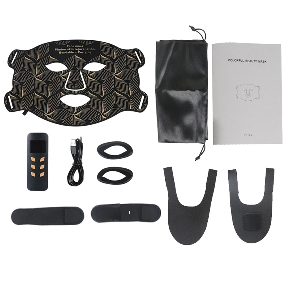 Masque LED Ubilli 8 Couleurs – Thérapie Lumière Rouge et Infrarouge