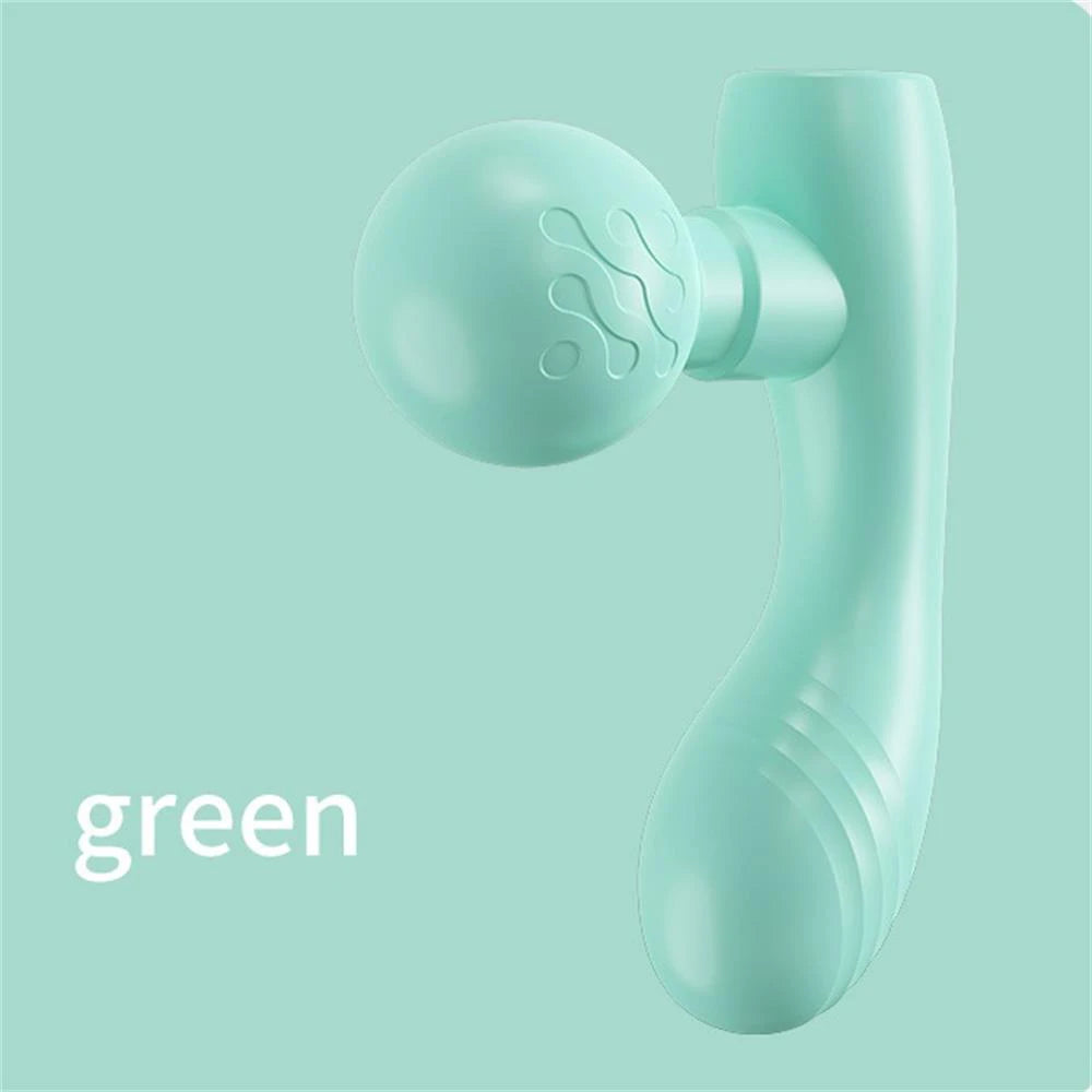 MINI Dual-Head Massager, Dual-Motor Vibration Massage Gun, Portable Charging Muscle Relaxation Massager