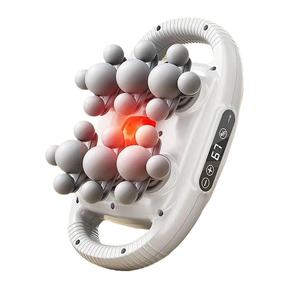 22 Head Electric Massage Gun 9 Speed Levels High Frequency Vibration Deep Muscle Relaxation for Whole Body Use