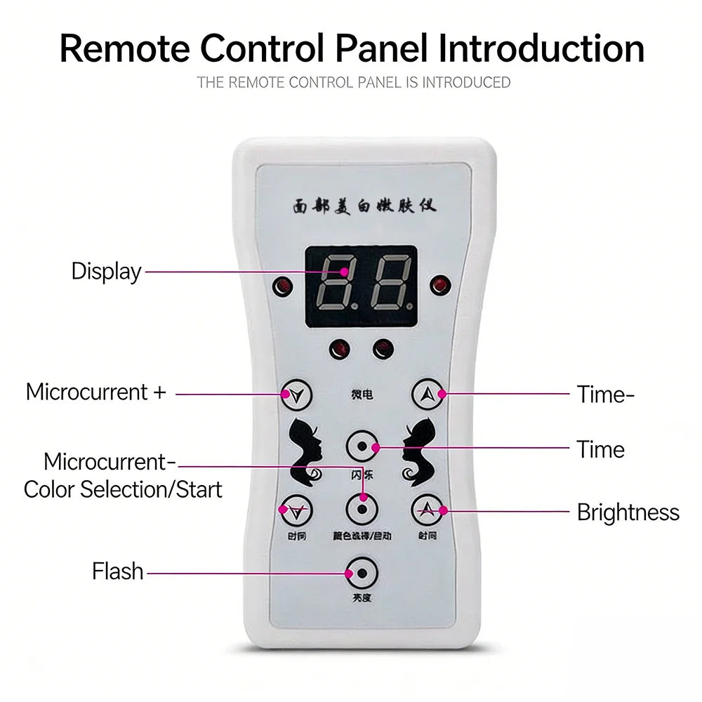 Masque LED Photon 7 Couleurs – Soin de la Peau et Anti-Rides