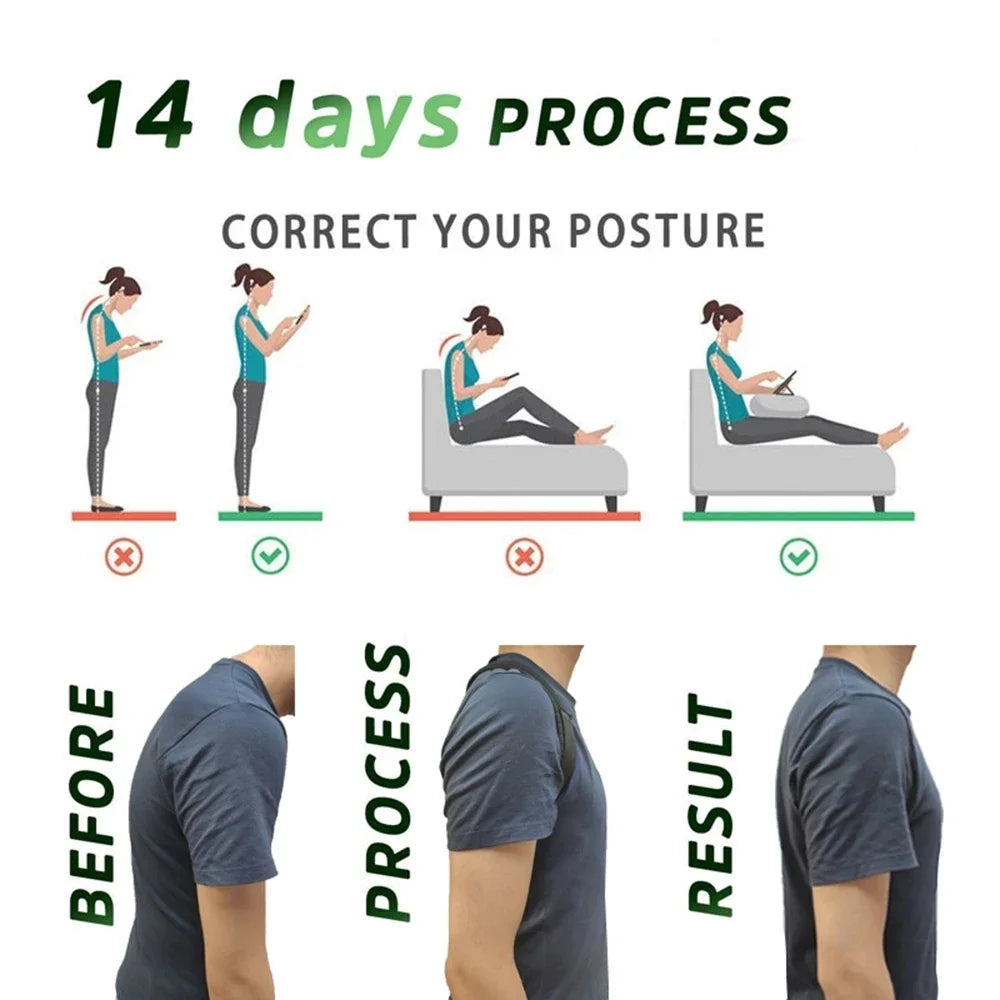 Ceinture correctrice de posture – Dos droit